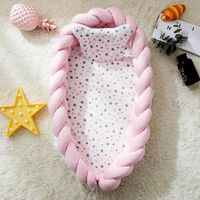 Baby Cribs Born Sleeping Nest Knit Crib With Pillow Travel B...