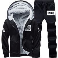 Men's Tracksuits Nice Autumn And Winter Men Sweatshirt Sporting Sets Jacket + Pants Casual Clothing Track Suit Sportswear Coat