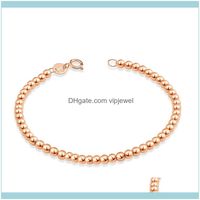 Charm Bracelets Jewelrysinya Beads Strands Bracelet For Baby Children Ladies Girls Women Length From To Gold Bead Diameter Lj201020 Drop Del
