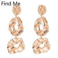 Dangle & Chandelier Find Me 2021 Brand Fashion Vintage Multilayer Geometric Drop Earrings For Women Jewelry Irregular Wholesale