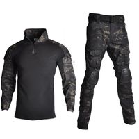 Uniforme militare con ginocchiere a gomito comodo Army paintball sportivo abbigliamento tattico camicia cammuffamento pantaloni abiti set da caccia