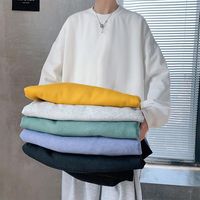 Erkek Hoodies Tişörtü Moda 2021 Mavi Beyaz Klasik Marka Bahar Sonbahar Hip Hop Gevşek Rahat Punk Streetwear Giysileri