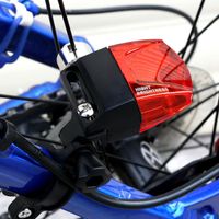 Bicicleta luzes luz de bicicleta à prova d 'água de ciclismo freio indução magnética montagem montagem traseira lâmpada vermelha lâmpada vermelha acessórios de segurança