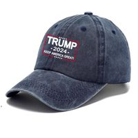 Trump Hat 2024 U.ss Президентская выборов бейсбольная кепка партии шляпы делают Америку великолепно снова черные хлопковые спортивные колпачки CCA7283