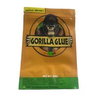 3.5g Gorilla Tutkal Kenarlıklar Ambalaj Mylar Çanta Zkittle Releasable Ambalaj Çantası 600 mg İlaçlı Mike ve Ike Zours Paketleri 500mg ND Halat Ekşi Şeker Paketi Baggies