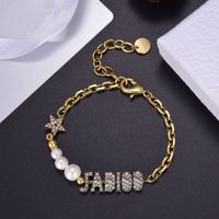 Designer Gold Diamond Bracelet For Women Mens Chain Luxury Letter Jewelry Fashion Womens Armband Bracelets Golden D Bracelet D2110145HL