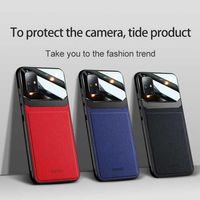 Custodie per telefoni cellulari Cover per fotocamera per iPhone 12 Mini 12 11 Pro Max XS XR x 8 7 6 Samsung A51 A71 custodia in pelle