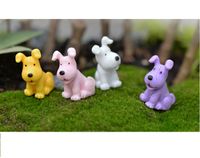 Figuras de dibujos animados Mini Toppers Mezcle perros Microlandschaft Toys para niños