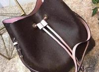 2021 women's Fashion Bucket Bag High Quality Genuine Leather Shoulder Bag Classic Design Crossbody NEONOE Bags Lady Handbags dust bag