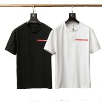 Mode Hommes Designer T-shirt Été Dernière lettre Prints Sleeve Sleeve Top Qualité Couples Tees Polo Taille M-5XL # 95