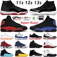 Jumpman Basketball Chaussures Men 11s Gamma Blue Cool Grey Bred Concord 11 12s 13 PLAYOFS ROYORTY UTILITY GOLD 13S Red Flint Court Purple Mens Women Shoe Sneakers