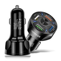 4 Ports USB Car Charger 48W Quick 7A Mini Fast Charging For ...