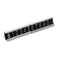 Shelftop Small Blank Sales Precio de precios Kit Mercancía Signo para la visualización del precio del reloj