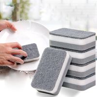 Scouring Pads Sponge High Density Eraser Home Cleaner Cleaning Sponges for dish Kitchen Bathroom Tools 100*60*20 mm Without Packing Bag
