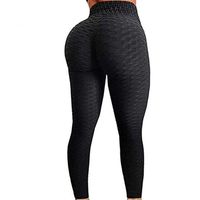Kadınlar Yüksek Bel Fitness Tayt Moda Push Up Legging Anti Selülit Siyah Jeggins Egzersiz Artı Boyutu