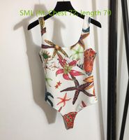 starfish shell letter printing sexy halter strap onepiece swimsuit 3 colors 519