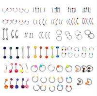 Navel Bell Button Rings Jewelrywholesale Promotion 110Pcs Mi...