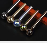 2021 Nano placcatura Pyrex Glass Bruciatore di olio tubo Tubi di qualità colorato Tubi di qualità Grandi tubi Tubi Tubi per unghie