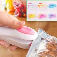 Mutfak Araçları Yaratıcı Taşınabilir Mini Cep Ev Sızdırmazlık Makinesi Snacks Çanta Mühürleyen Isı Mühürletmeleri Vakum Çarpma Çanta