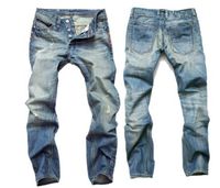 19ss hombres delgado pantalones casuales hombres elásticos pantalones azul claro calidad ajuste suelto algodón denim marca pantalones vaqueros para el regalo de cumpleaños de Navidad11