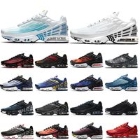 2022 Newest TN Plus 3 Tuned Running Shoes Mens White Black Purple Nebula Hyper Blue Crimson Volt Glow Red Graphic Prints Trainers Sports Sneakers