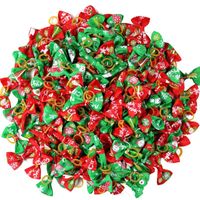 Dog Apparel 50PCS Christmas Hair Bows With Rubber Bands Clip...