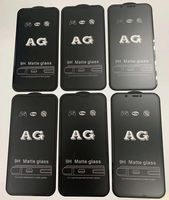 AG Matte gehärtet Glasschutz Flim Anti-Fingerprint-Displayschutz-Explosion gebogener Premium-Abdeckungsschild für iPhone 13 pro max 12 mini 11 xs xr x 8 7 6 6S plus se