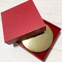 Marke entworfene Make-up Runde Spiegel Tragbare Weibliche Faltspiegel Für Freunde Klassiker mit Hand Geschenkbox G214