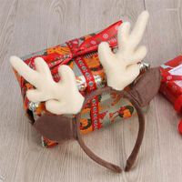 Christmas Decorations 1PC Antler Hair Hoop Reindeer Cute Adjustable Elk Po Supplies Bands Head Wear Accessory For Costume Party1