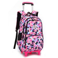 School Bags Removable Children With 2 6 Wheels For Girls Tro...
