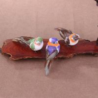 Tuin decoraties schuim duif clip kunstmatige huishoudelijke veer duif decor po vogels decoratie