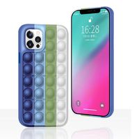 Pop It Fidget Toy Phone Case Push Bubble Protecive Case, Sensory Squeeze złagodzić lęk i autyzm