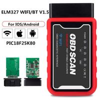Elm327 Bluetooth / WiFi v1.5 pic18f25k80 Chip Obdii Diagnostic Tool iPhone / Android Elm 327 V 1.5 ICAR2 OBDSScan Scanner Kodläsare