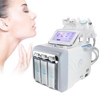 Neue Ankünfte 6 in 1 Hydrofaziale Maschine Hydro Dermabrasion Gesichtspeeling Ultraschall Hautwäscher Sauerstoffspray Hautpflege Mikroodermabrasion