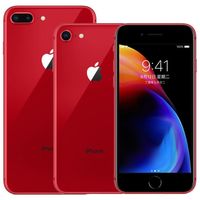 Красный цвет отремонтированный оригинал iPhone 8/8 Plus с отпечатком пальцев IOS A11 Hexa Core 64 / 256GB ROM 12MP разблокирован 4G LTE Smart Phone Free DHL 5 шт.