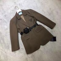 22SS Women Jacket Casual Blazer Style con cintura Corset Lady Slim Fashion Jackets Outwear Outwear Caldo Coats S-L