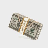 Степка сумки денежных долларов для женщин 2021 Хрустальная бриллиантовая цепь вечерняя сумка для денег сцепление роскошные кошельки и сумочки плеча
