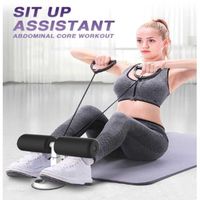 Resistance Bands Sit Up Assistant Abdominal Fitness Core Workout Bar Ups Exercise Equipment Portable Suction Sport Home Gym Indoor