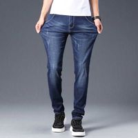 Jeans Abbigliamento da uomo Primavera e autunno Piccolo piede Slim Slim Moda coreana Pantaloni dritti casual casual