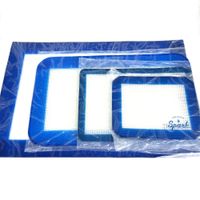 Non-Stick FDA värmebeständig silikonmattor väska för rullande deg konditorivaror kakor Bakeware pad matta ugnen matlagningsverktyg vax vapen penna vattenrör bong