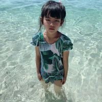 Wanguqi 2021 Toddler 8-12 t Çocuklar Kız Mayo Tek Parça Mayo Çocuk Mayo Wrap Bırakır Çocuk Beachwear