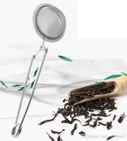 304 Paslanmaz Çelik Küre Örgü Çay Süzgeci Kahve Ot Baharat Filtre Difüzör Çay Topu Kolu Ile Çay Demlik 50 adet
