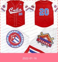 Baseball Jersey Big Boy Kuba Latin Legacy Mens Woms Youths Red White 100% Stitched