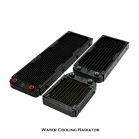 Fläktar Kylningar Aluminium Radiator PC Vattenkylning för dator CPU-kylfläns, vattenkylare rad 60/80/90 / 120/240 / 360mm, svart / vit