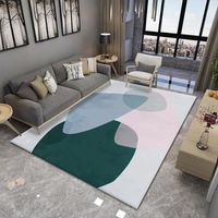Nordic abstrato geometria sala de estar tapete moderno minimalista mesa de café almofada modelo display tapetes laváveis