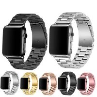 Stainless Steel Band Straps For Apple Watch Strap Link Bracelet 38mm 42mm 40mm 44mm watchbands SmartWatch Metal Bands Fit iWatch s256g