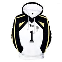 Cosplay Hoodie Sweatshirt Mannen Anime Haikyuu Black Sportswear Karasuno High School Volleyball Club Uniform Kostuums Jassen1
