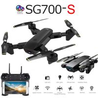 SG700-S 무사한 2.4GHz 4CH 와이드 앵글 와이파이 1080P 광학 흐름 듀얼 카메라 RC 헬리콥터 RC Quadcopter Selfie Drone 카메라 HD
