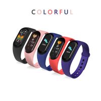 M5 Smart Band 4 Fitness Tracker Relógio Esporte Pulseira Frequência Heart Frequência Smartband Monitor de Saúde Monitor