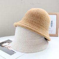Berretti 2022 inverno caldo imitato di visone visone lana cupola nel piccolo cappello pescatore multicolor maomao berretto bacino più donne mendicante